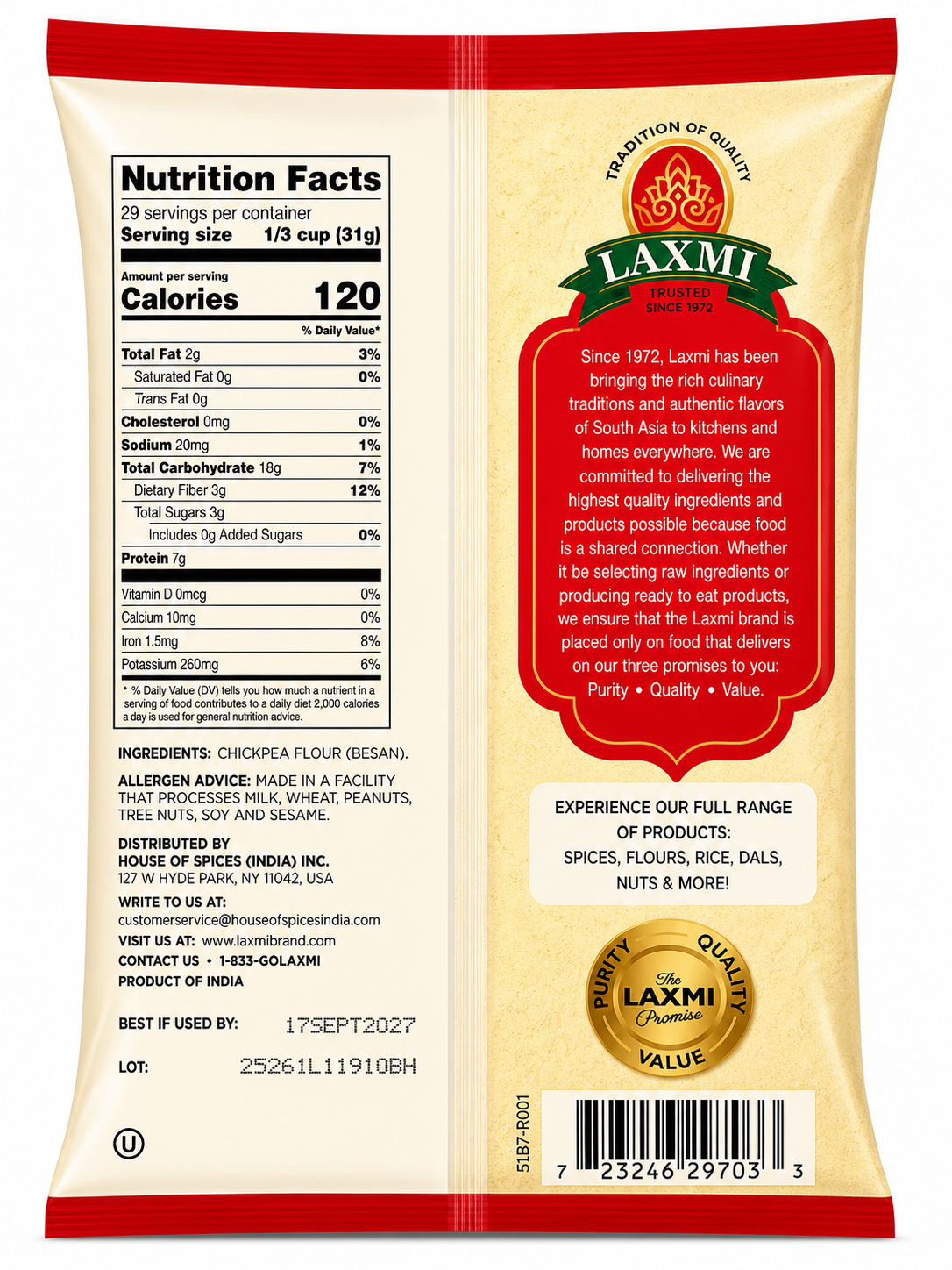 Laxmi Ladoo Besan - 2LB