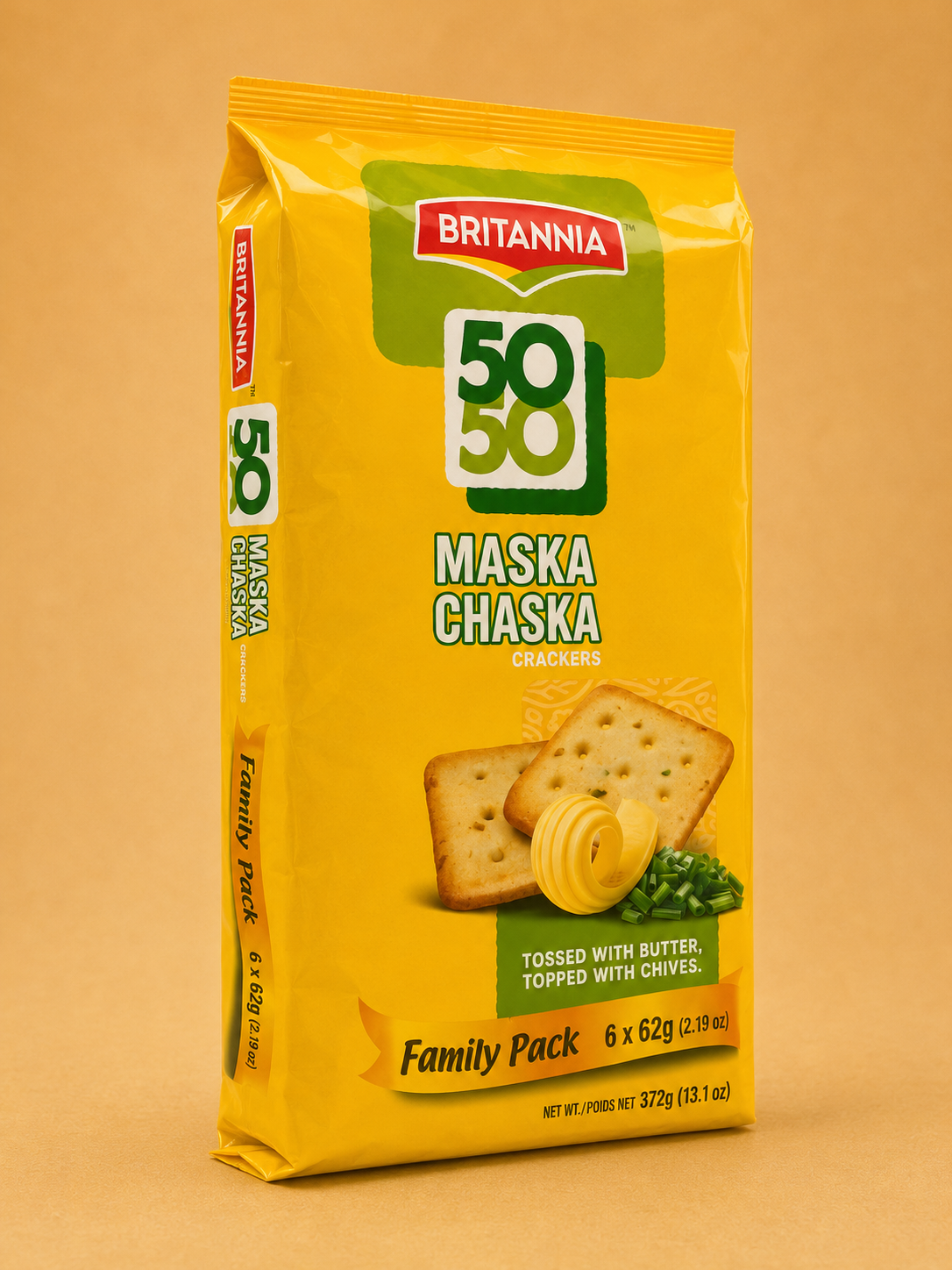 50/50 Maska Chaska Crackers - 372GM