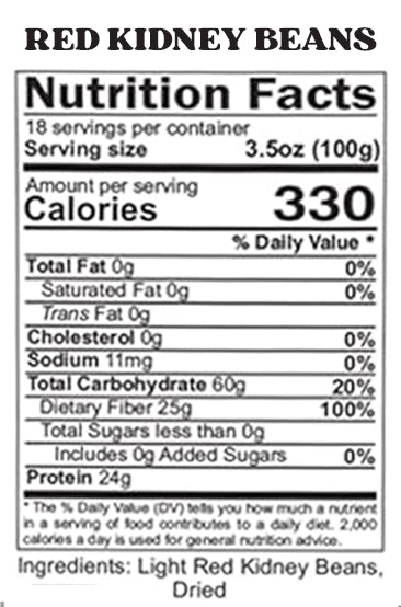 Red Kidney Beans (Light) - 4LB