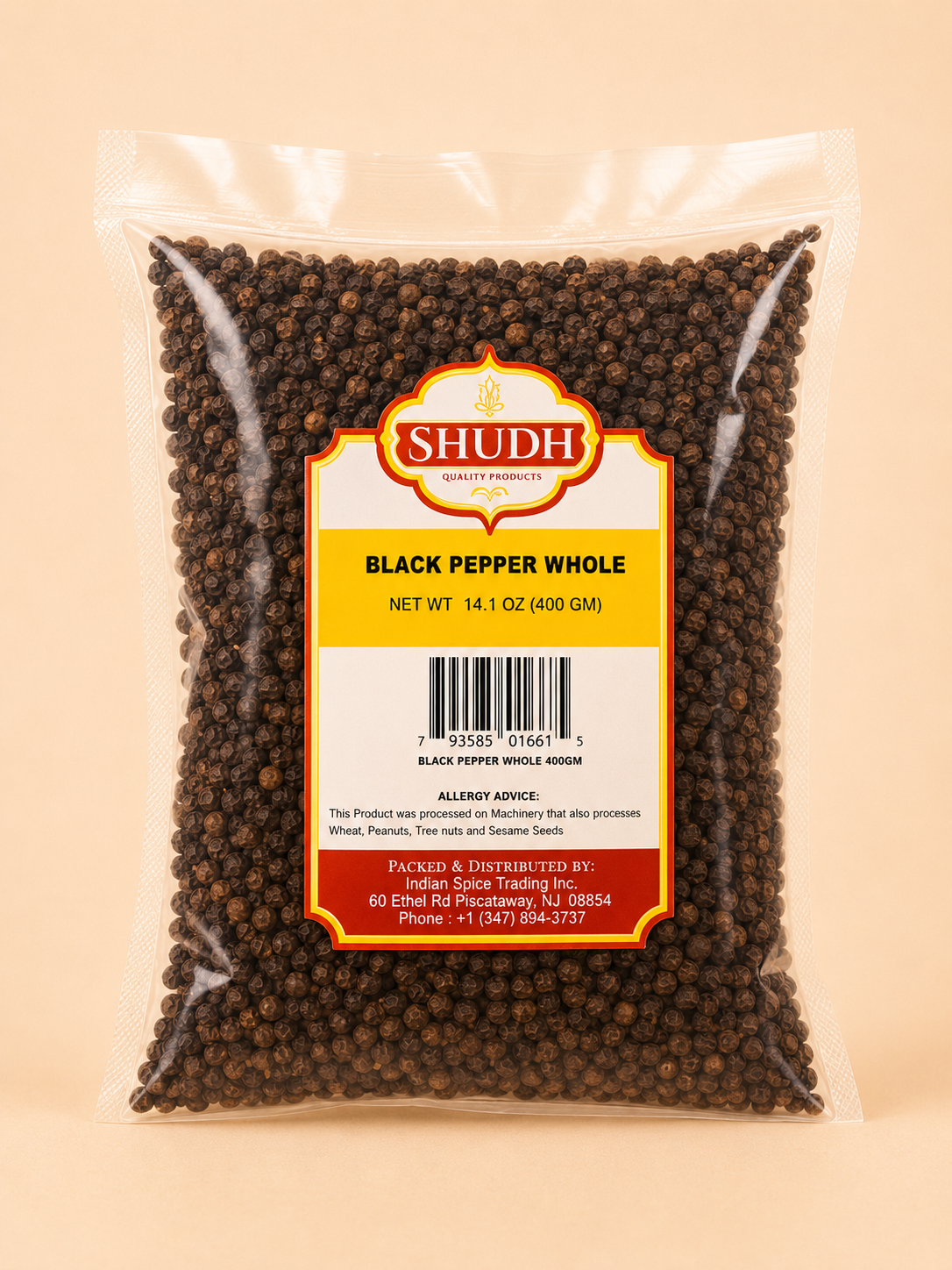 Black Pepper Whole - 400GM