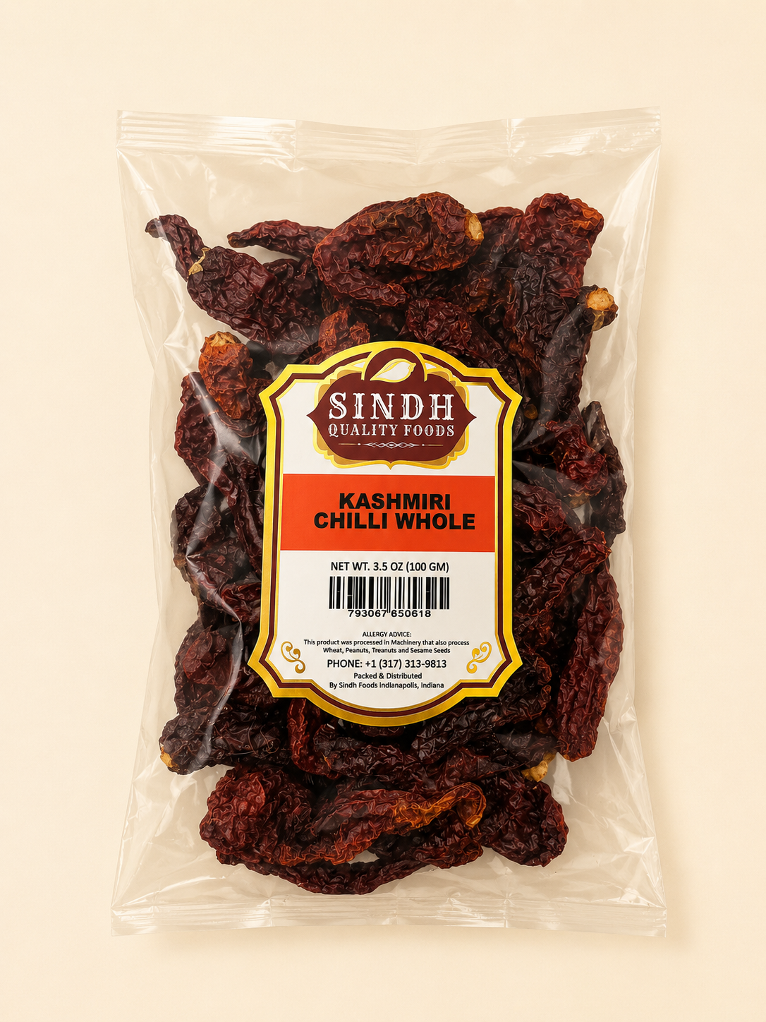 Kashmiri Chilli Whole - 100GM