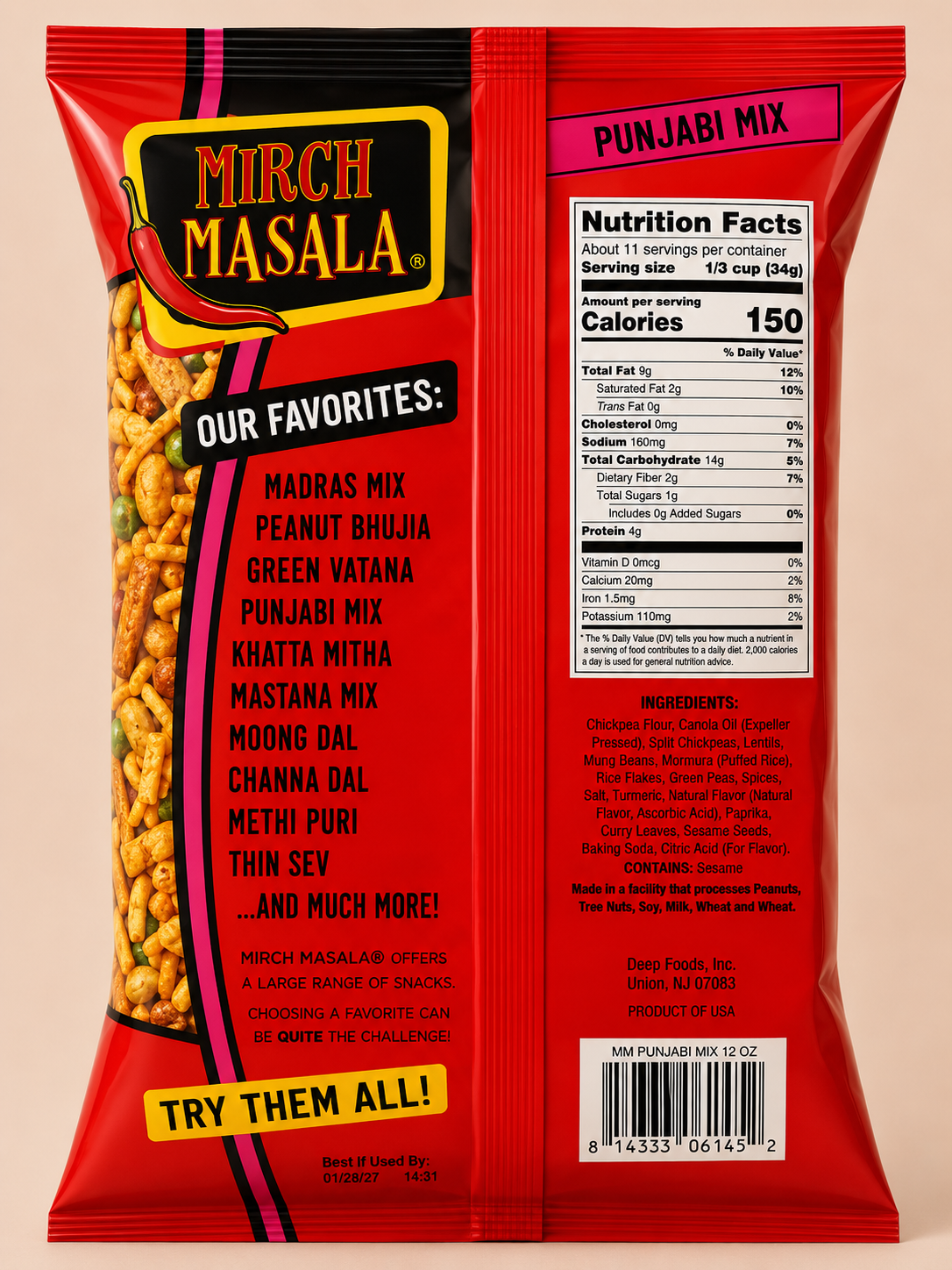 Mirch Masala Punjabi Mix - 340GM