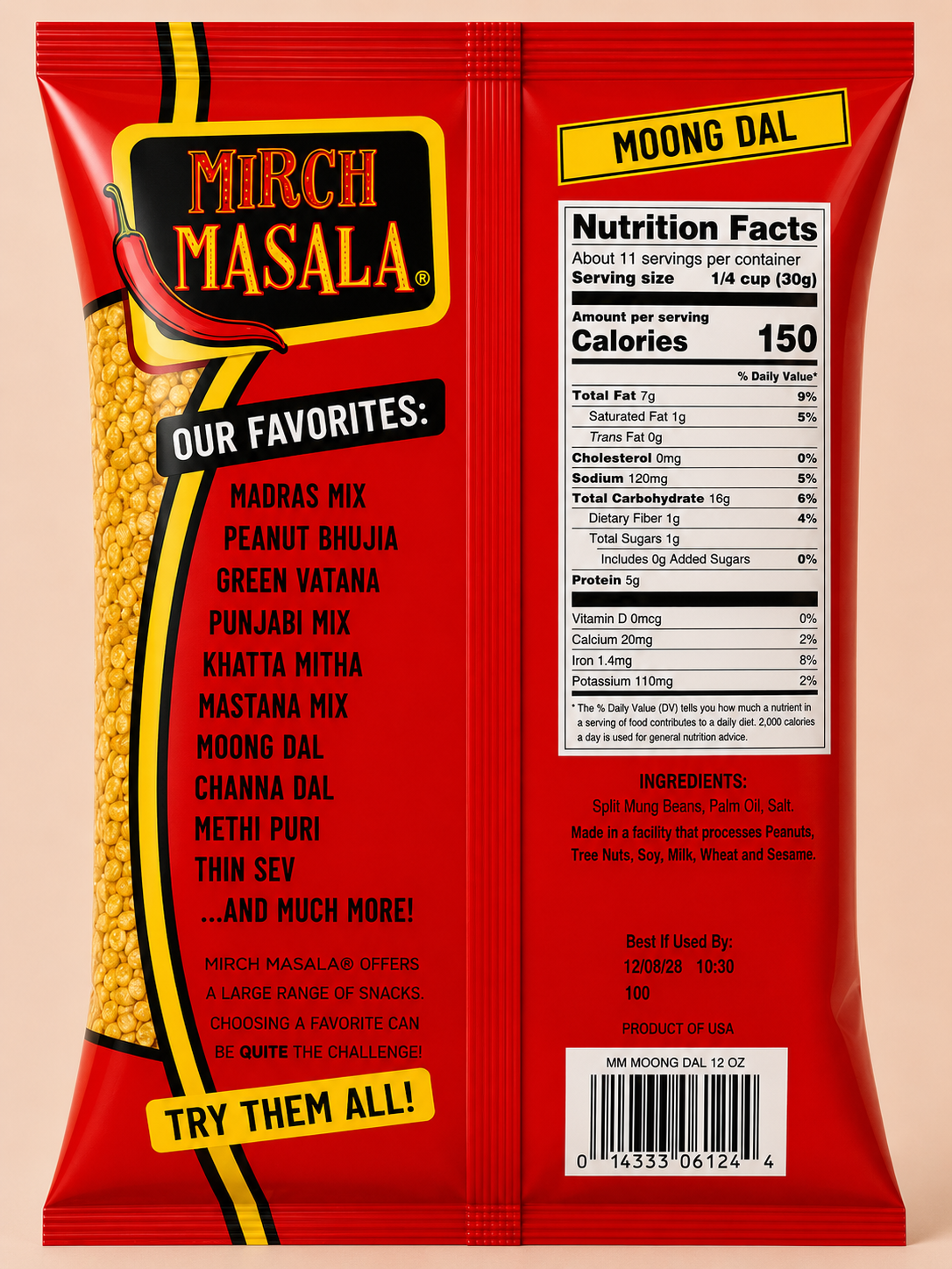 Mirch Masala Moong Dal - 340GM