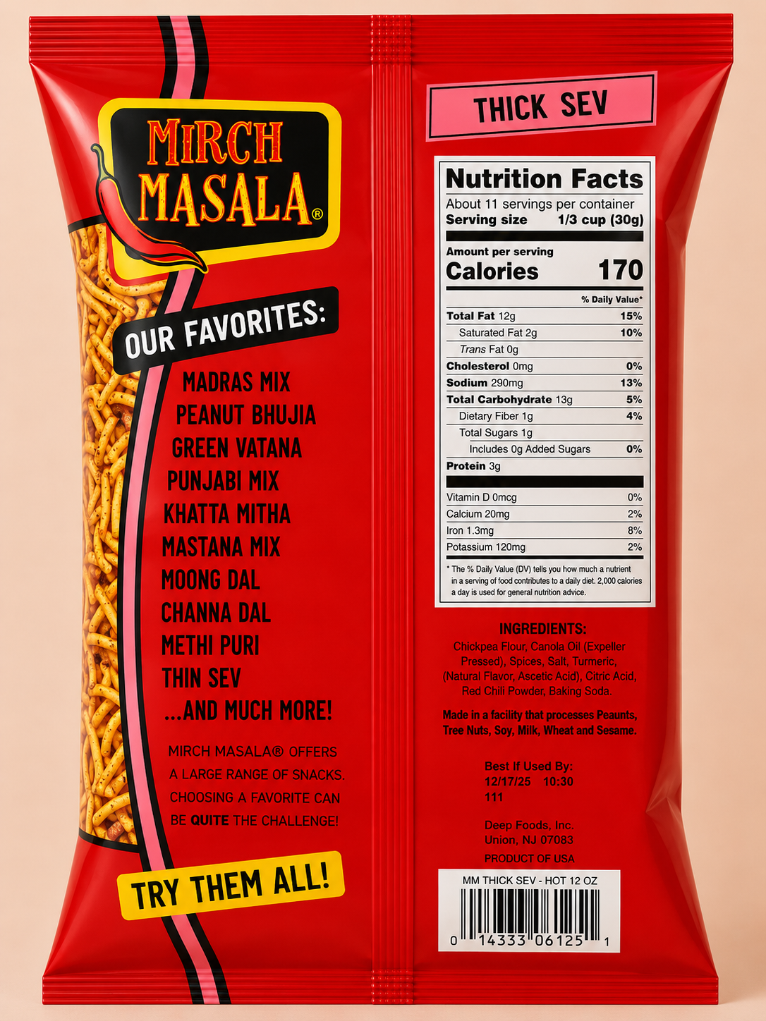 Mirch Masala Thick Sev - 340GM