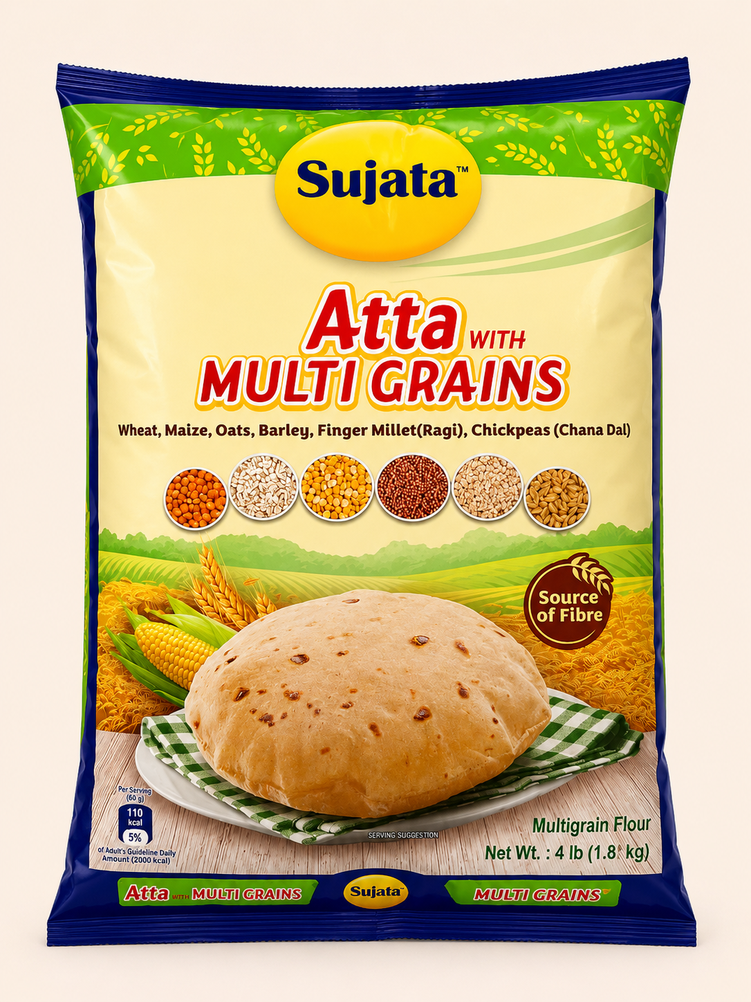 Sujata Multigrain Atta - 4LB