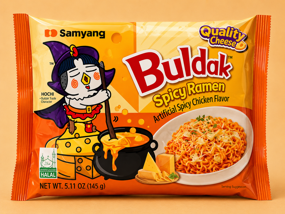Buldak Quattro Cheese Noodles - 145GM