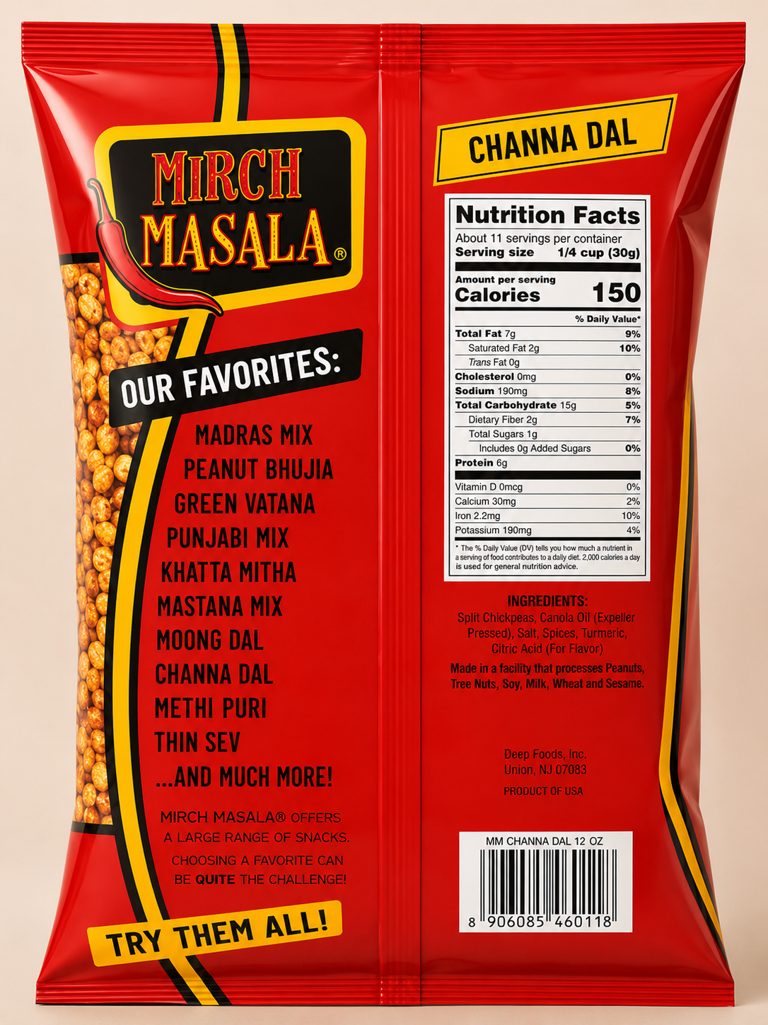 Mirch Masala Chana Dal - 340GM