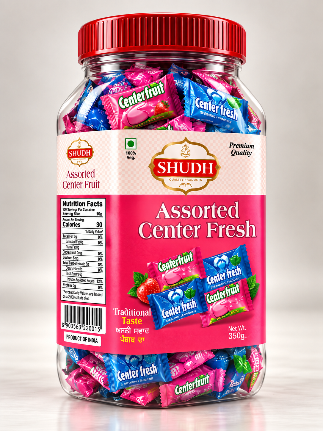 Center Fresh Assorted -350GM