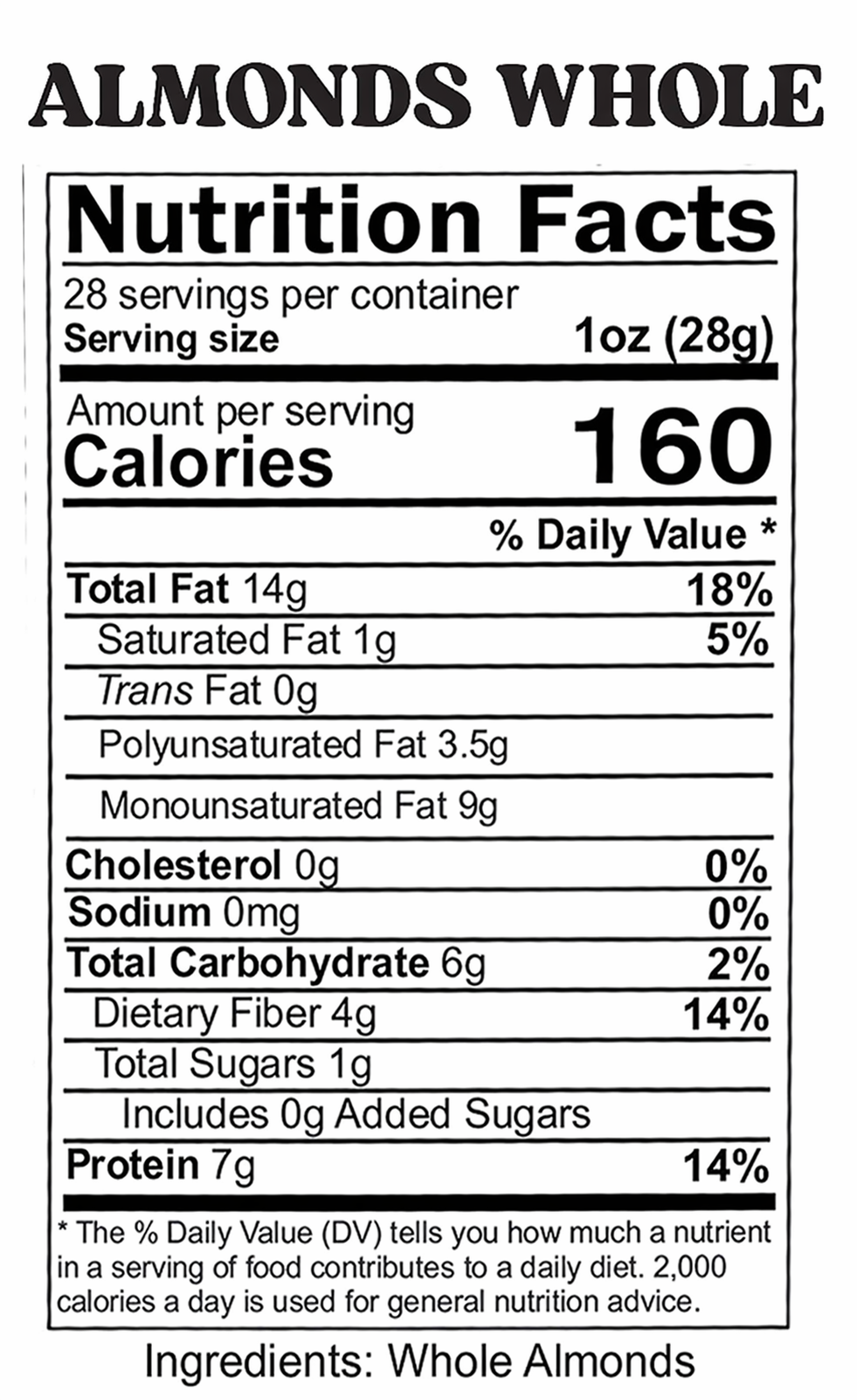 Almond Whole - 200GM